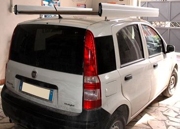Portapacchi per Panda profilo Supersilent